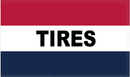 Tires 3'X5' Flag Rough Tex® 100D