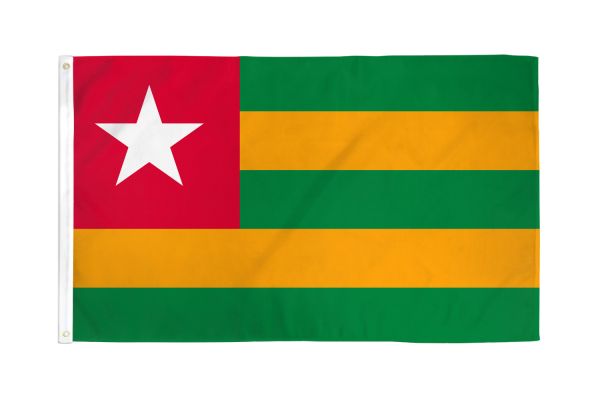 Togo 3'X5' Country Flag ROUGH TEX® 68D Nylon
