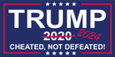 Trump 2024 Cheated Not Defeated - Trump Won Bumper Sticker