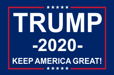Trump 2020 (KAG) 12"x18" Car Flag ROUGH TEX® Nylon