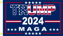 Trump 2024 USA MAGA 3'X5' Double Sided Flag ROUGH TEX® 100D