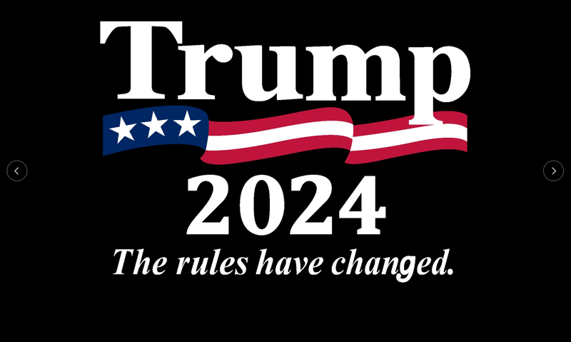 Trump 2024 The Rules Have Changed 3'X5' Flag ROUGH TEX® 150D Nylon Double Sided