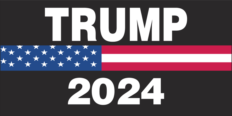 Trump 2024 USA Line - Bumper Sticker
