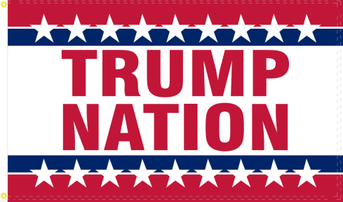 Trump Nation Stars 3'X5' Flag ROUGH TEX® 100D