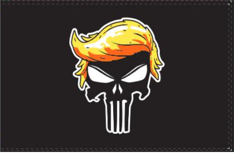 Trump Punisher 3'X5' Flag ROUGH TEX® 100D