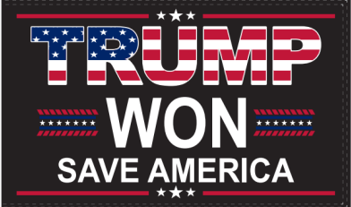 Trump Won Save America USA 3'X5' Flag ROUGH TEX® 100D