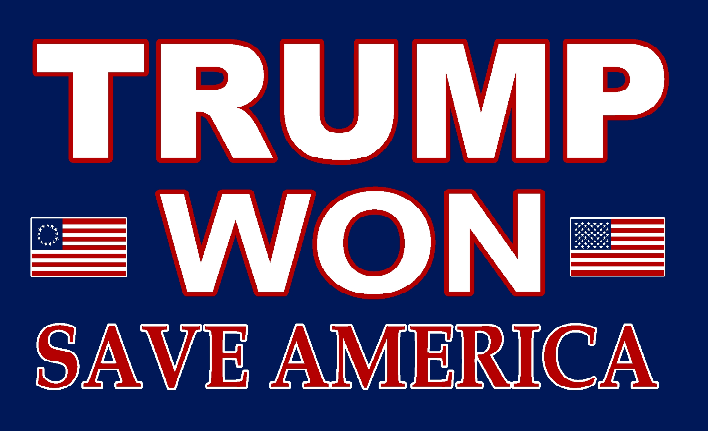 3X5 TRUMP WON Save America USA BETSY ROSS 100D Blue 3X5 TRUMP WON Save America USA BETSY ROSS 100D Blue