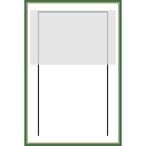 YARD SIGN WIRE FRAMES 19"X30" Inches Pack of 100