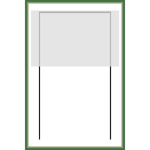 Yard Sign Wire Frames 33.25"X 22.50" Inches Pack of 100