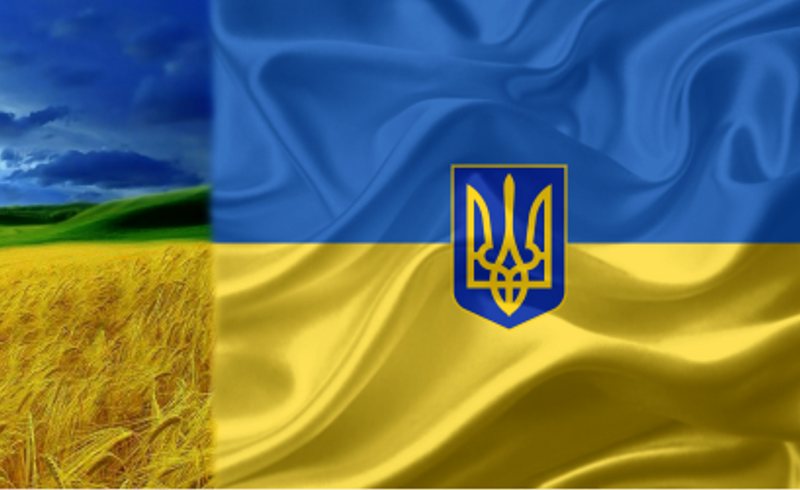 3'X5' Ukraine Wavy Heritage Trident Flag 100D Rough Tex ®