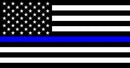 USA American Thin Blue Line 3x5ft Nylon 150D Flag US Police Memorial