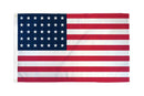 United States of America 35 Stars 3'X5' Embroidered Flag Cotton