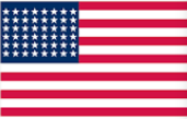 United States of America 48 Stars 3'x5' Embroidered Flag ROUGH TEX® Cotton