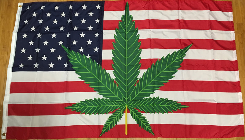 USA 50 States Leaf Flag 3'X5' Rough Tex® 100D