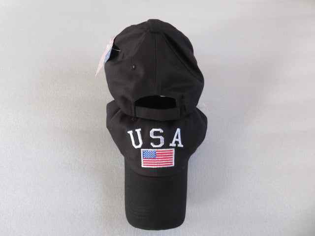 USA Washed Black Cap