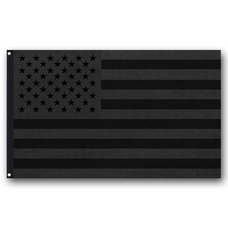 Blackout US Flag 3'x5' 68D