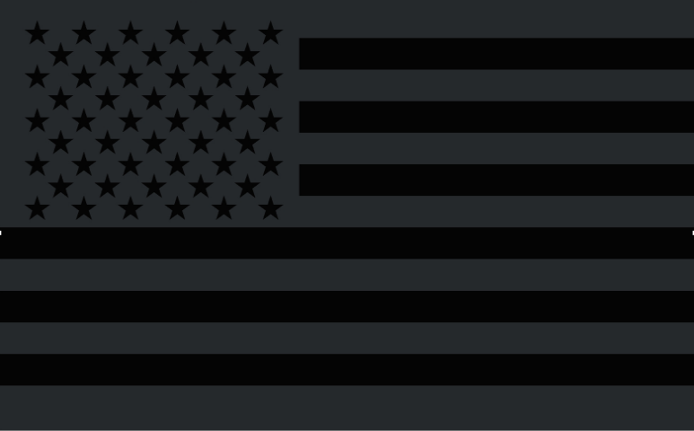 USA American Blackout 4'x6' Flag ROUGH TEX® 68D