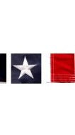 USA American 3'x5' Embroidered Flag ROUGH TEX® 210D Oxford Nylon With Sleeve