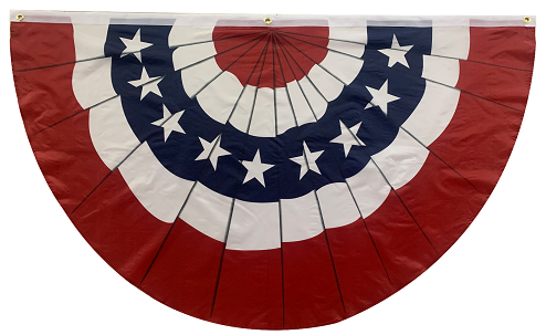 United States of America Fan 3'x5' Flag ROUGH TEX® 68D Nylon