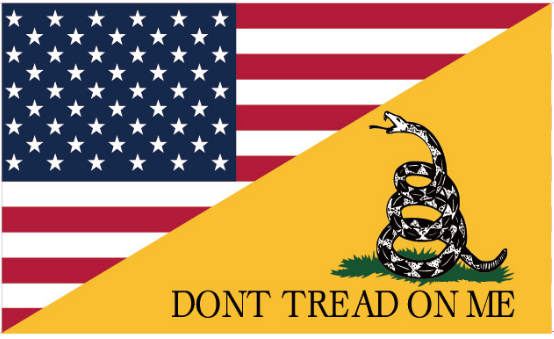 USA Gadsden 3'X5' Flag Rough Tex® 100D