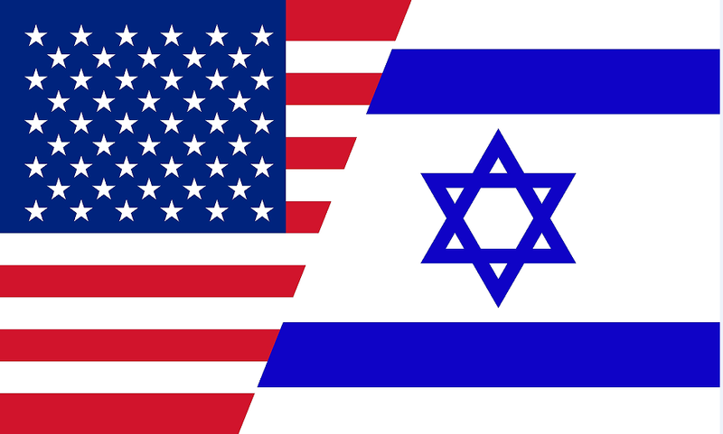 USA Israel Blended 3'x5' Flag ROUGH TEX® 68D Nylon American Israeli Friendship