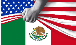 USA Mexico Reveal 3'X5' Flag ROUGH TEX® 68D