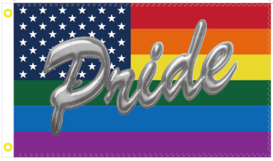 USA Pride 3'X5' Flag Rough Tex® 100D