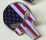 USA Punisher Lapel Pin