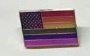 USA Rainbow Pride Lapel Pin