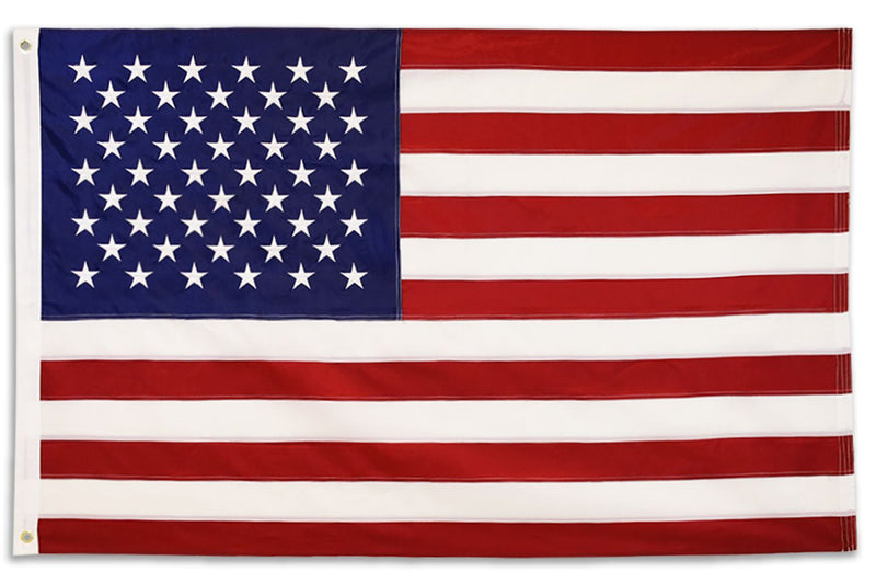 United States of America Nylon EMBROIDERED 12"x18" Flag ROUGH TEX® 300D