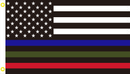 USA MEMORIAL SERVICE FLAG POLICE MILITARY DNR FIRE AMERICAN LAW OFFICIAL FLAG 3X5