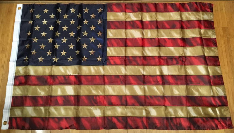 12 USA VINTAGE AMERICAN FLAG 3'X5' FLAGS BY THE DOZEN WHOLESALE PER DESIGN!