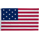 Hopkinson's 1777 3'x5' Cotton 5 Point Small Stars Linear