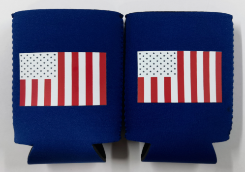 One Dozen US Civil Peace Can Holders koozie