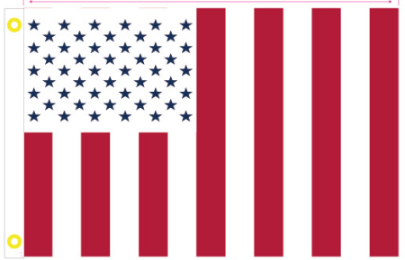 US Civil Peace 6'x10' Flag ROUGH TEX® 100D