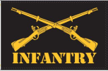 US Infantry  2'x3' Flag ROUGH TEX® 100D Double Sided