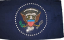 United States Presidential Seal 3'X5' Sleeve Flag With Blue & Gold Fringe ROUGH TEX® 100D