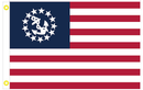 US Yacht Ensign 4'x6' Flag Rough Tex® 100D American Marine