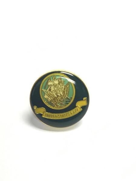 US Navy Round Lapel Pin