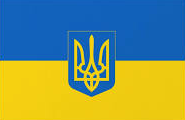 Ukraine Trident 2'x3' Embroidered Flag ROUGH TEX® Cotton