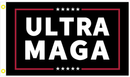 Ultra MAGA Black 3'X5' Flag ROUGH TEX® 100D