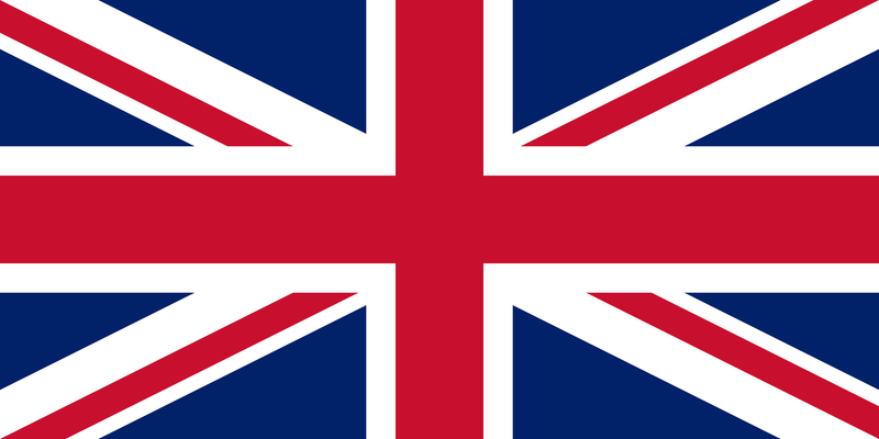 United Kingdom 12"x18" Car Flag Flag ROUGH TEX® 68D Single Sided