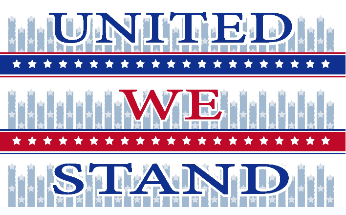 United We Stand 3'x5' Flag ROUGH TEX® 68D Nylon