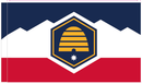 Utah 2022 12"x18" Flag ROUGH TEX® 100D With Grommets