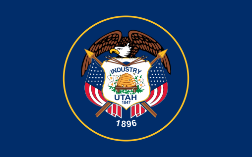 Utah 3'X5' Double Sided Flag ROUGH TEX® Nylon 150D