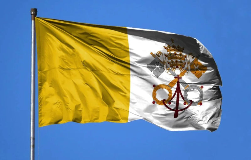 Vatican City Papal Flag 10'x15' 600D 2-Ply Polyester Heavy Duty