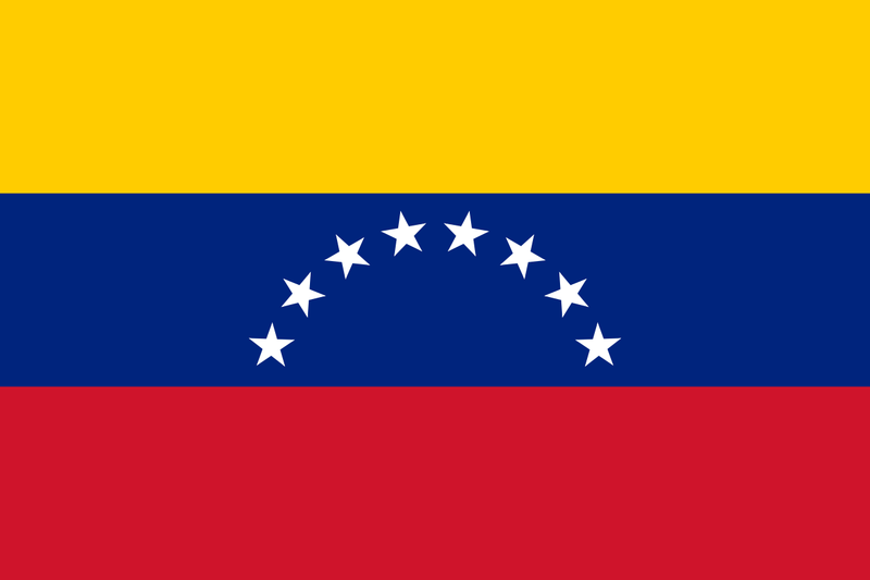 Venezuela 12"x18" Car Flag Flag ROUGH TEX® 68D Single Sided