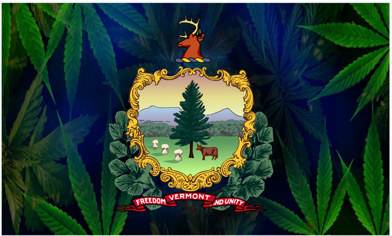 Vermont Cannabis 3'X5' Flag Rough Tex® 100D