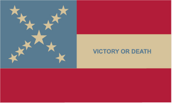 Victory or Death CSA 1st 3'X5' Flag Rough Tex® 100D