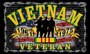 Vietnam War Veteran 1961-1975 3'x5' Flag ROUGH TEX® 68D Nylon